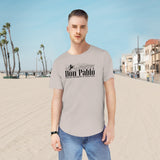 Don Pablo Coffee Cotton Curved Hem T-shirt