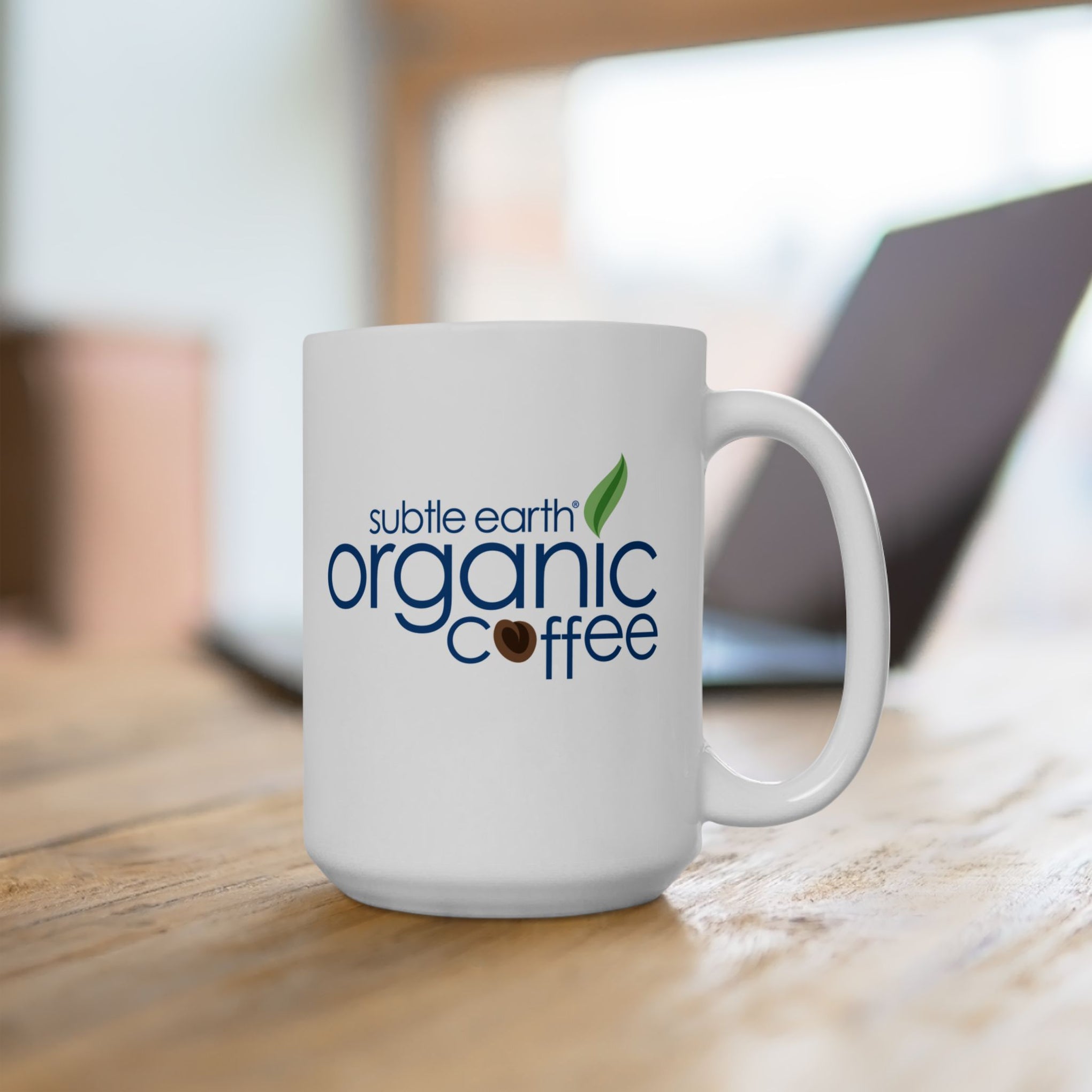 Subtle Earth Organic Coffee Ceramic Coffee Mug