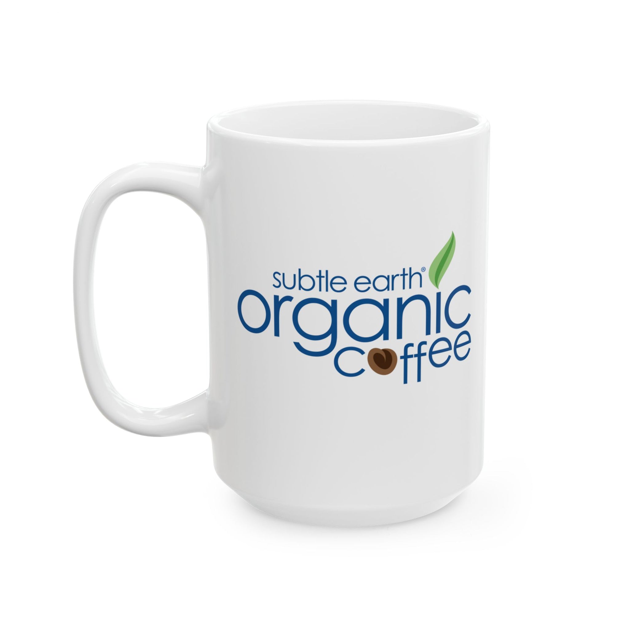 Subtle Earth Organic Coffee Ceramic Coffee Mug