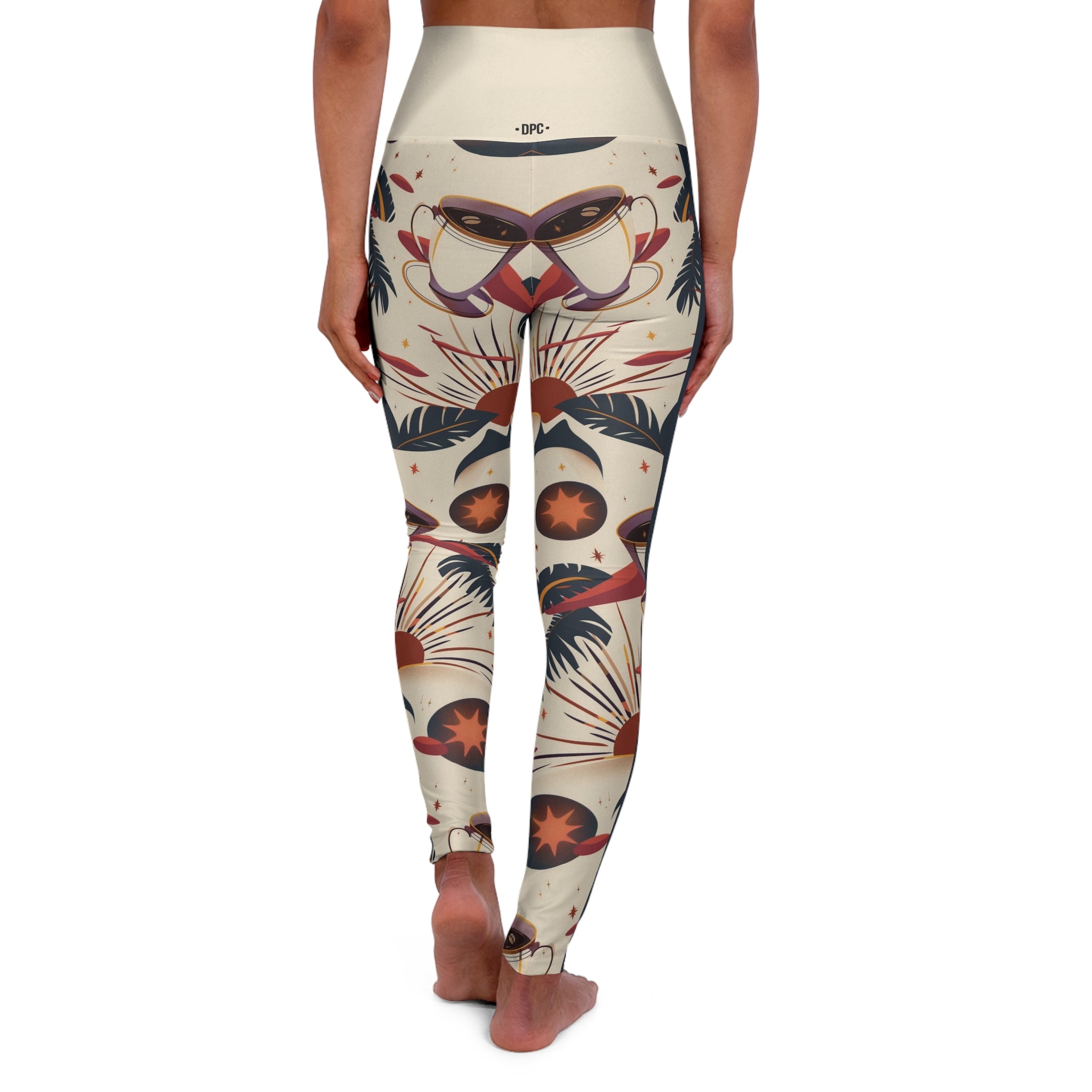 DPC Retro Summer - High Waisted Yoga Leggings
