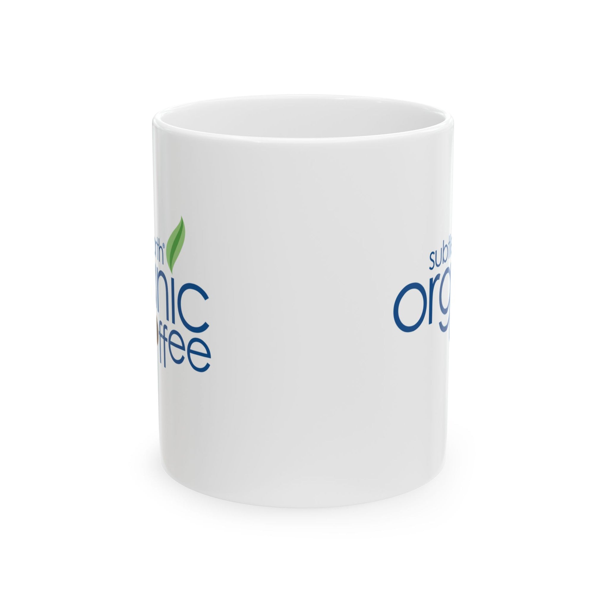 Subtle Earth Organic Coffee Ceramic Coffee Mug