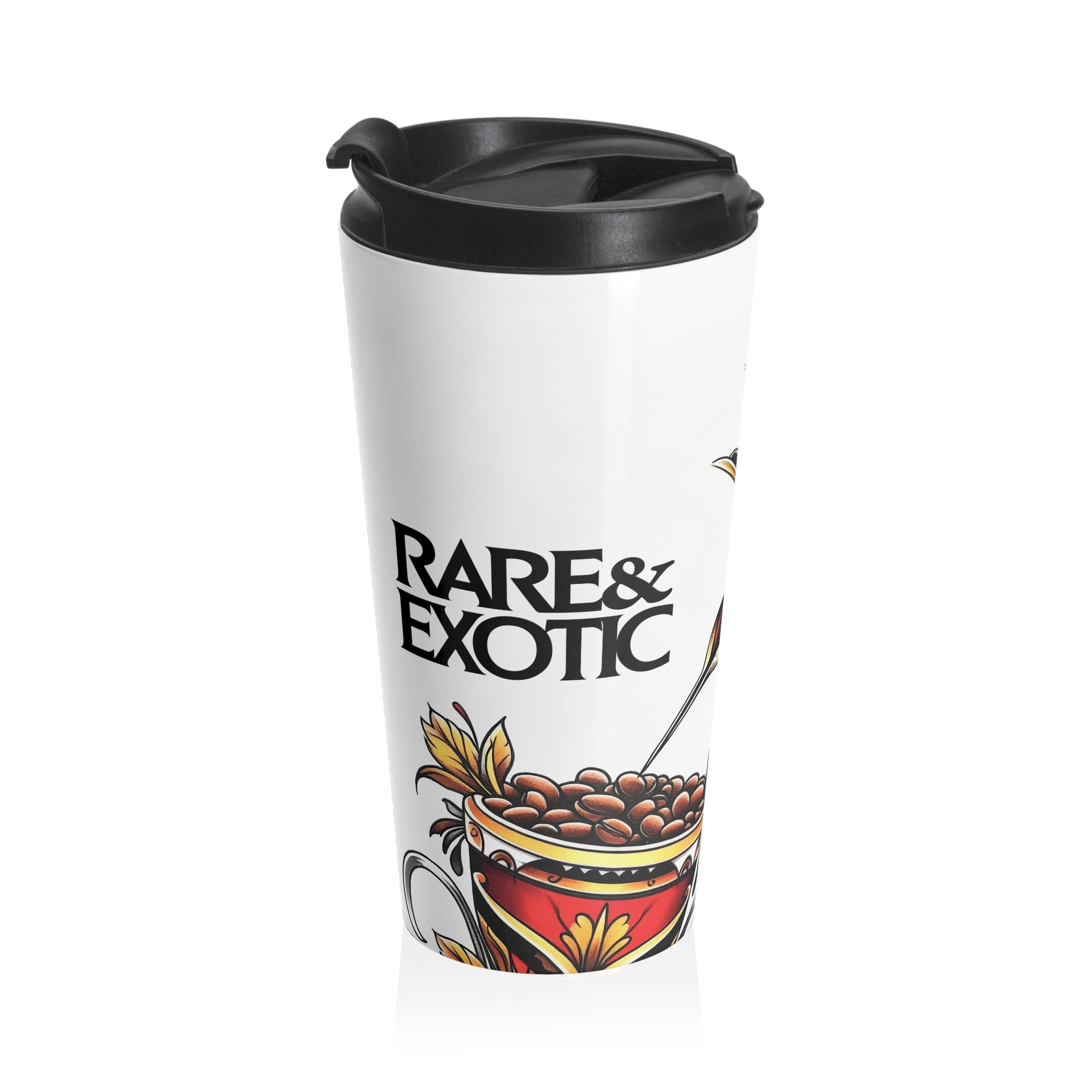 Rare and Exotic Stainless Steel Travel Mug