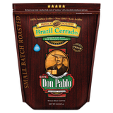 2LB Don Pablo Brazil Cerrado Coffee is smooth, semi-washed Medium-Dark roast with natural sweetness, medium body, low acidity, rich robust flavor, and ethically sourced.
