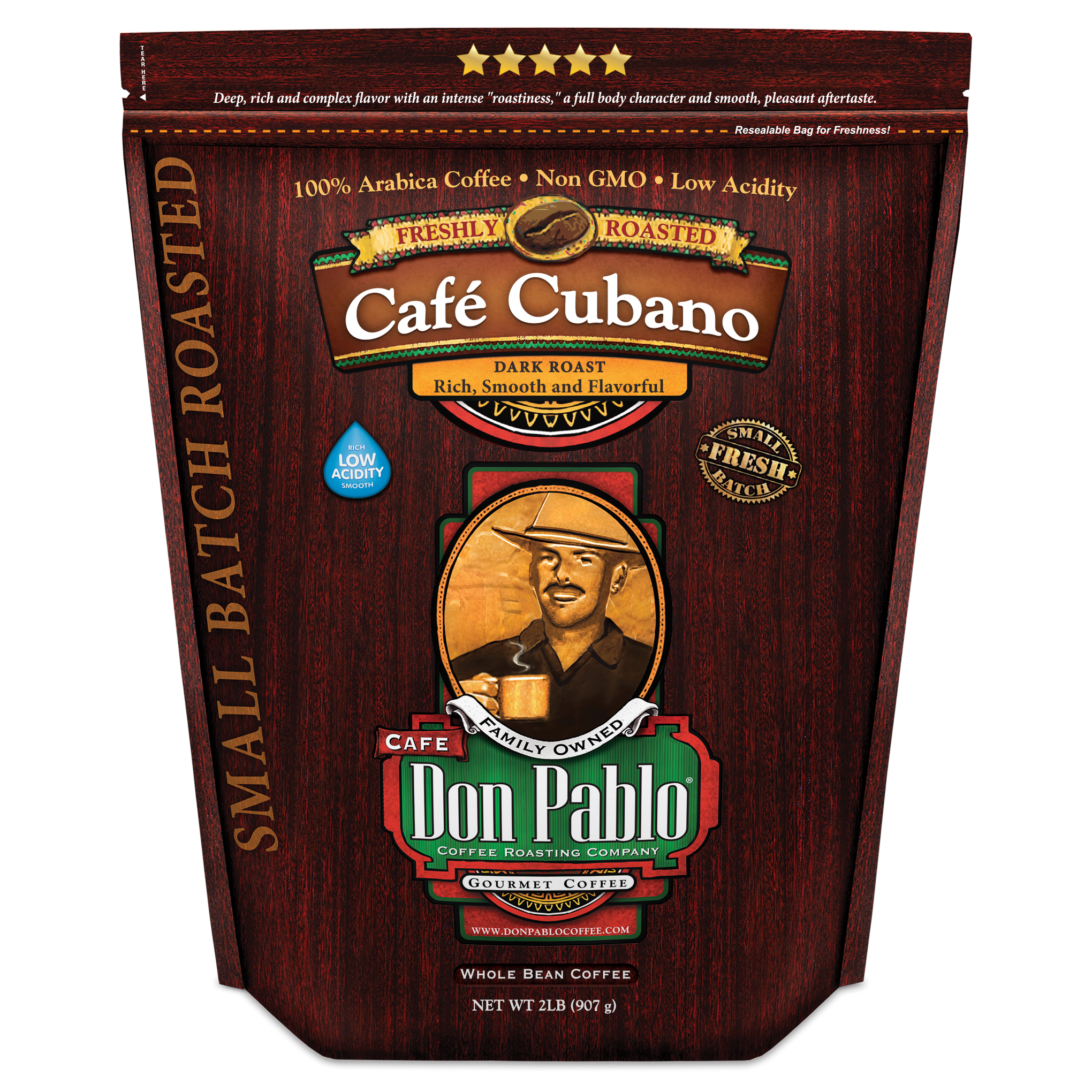 Don Pablo Cafe Cubano Coffee 2 lb Bag hide