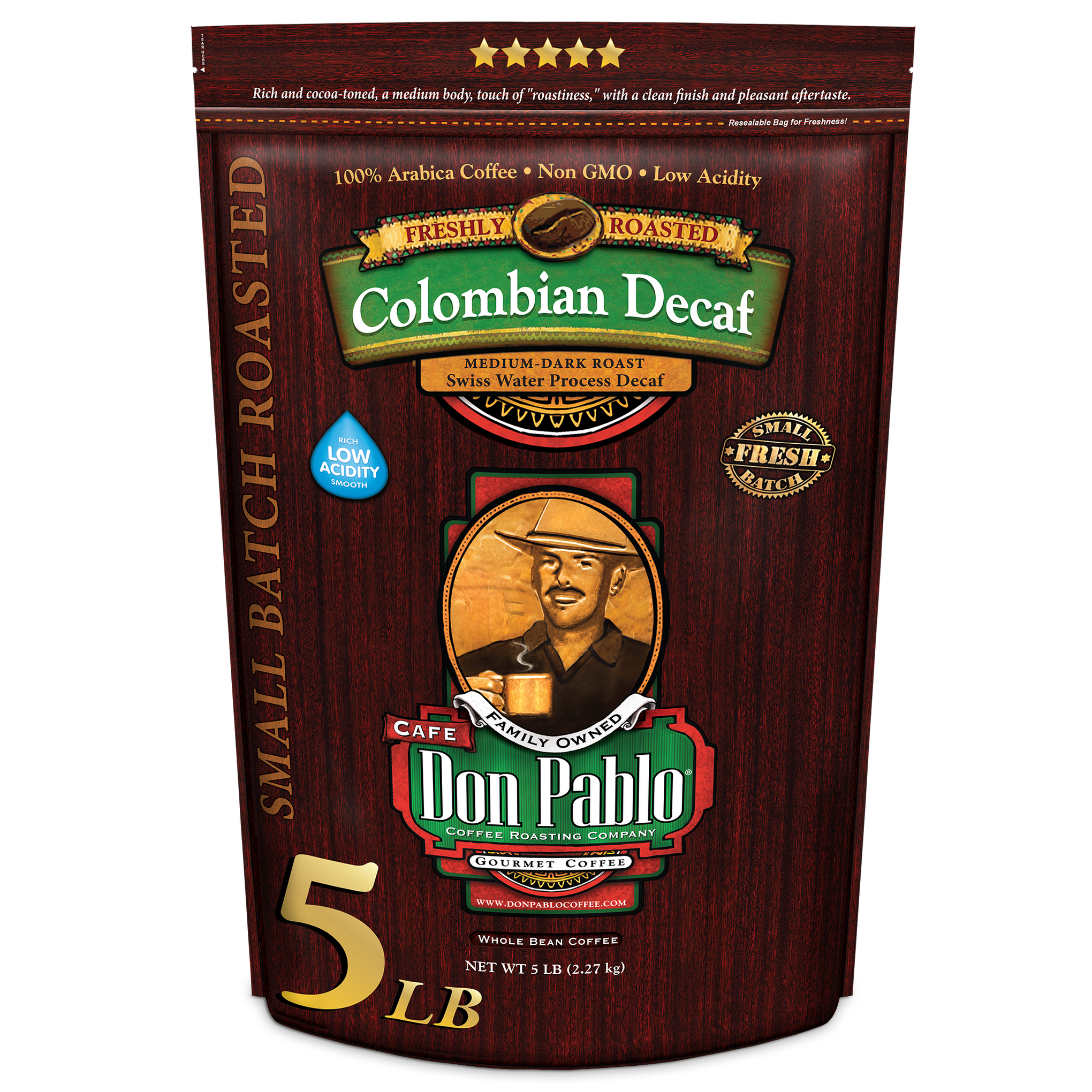 Don Pablo Colombian Swiss Water Process Decaf 5LB