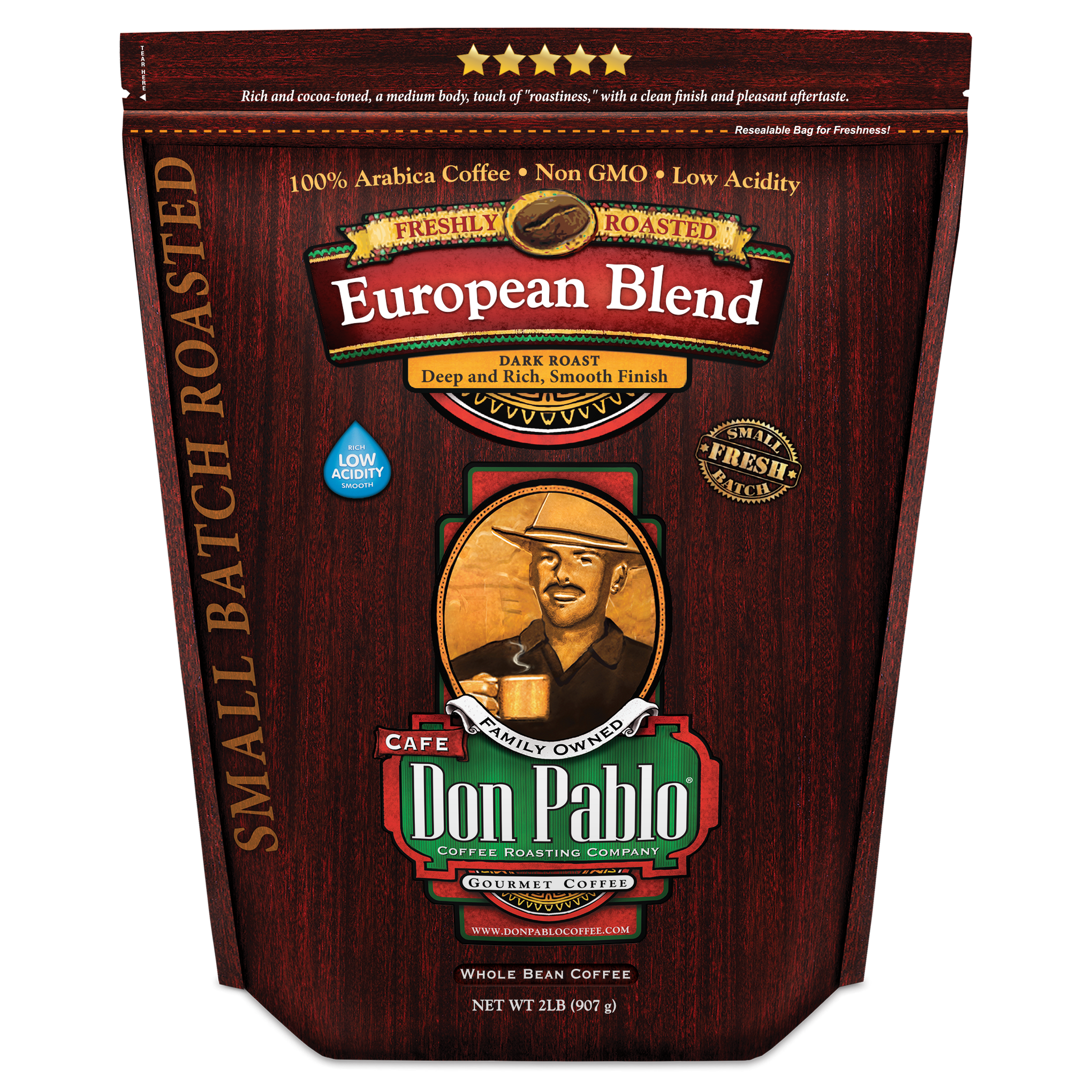 2LB Don Pablo European Blend Specialty Coffee hide