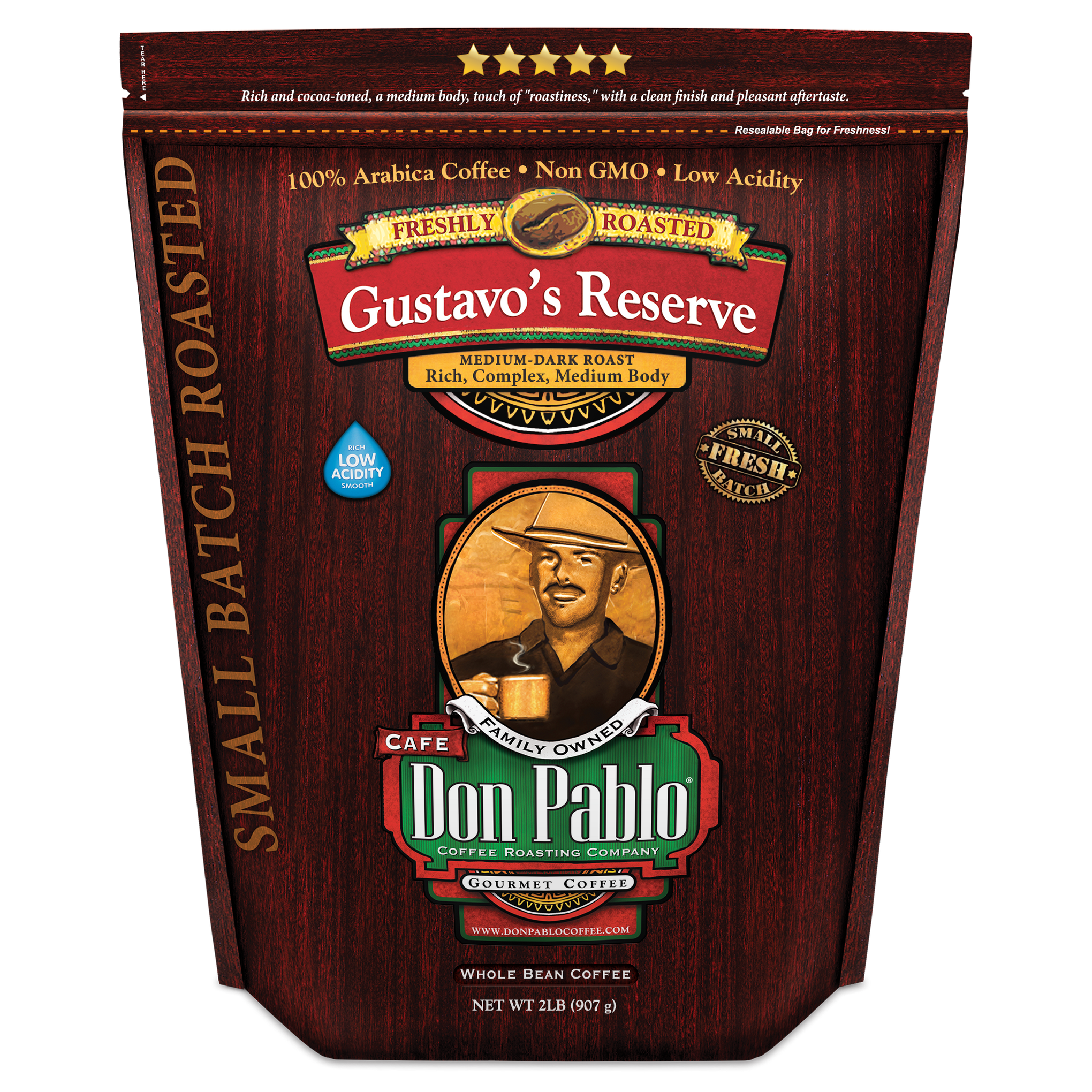 2LB Don Pablo Gustavos Reserve Colombian Coffee hide