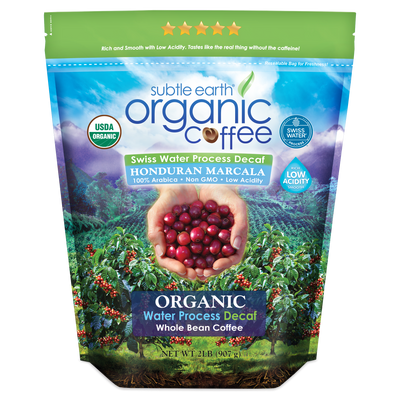 Subtle Earth Organic Water Process Decaf 2 lb Bag hide