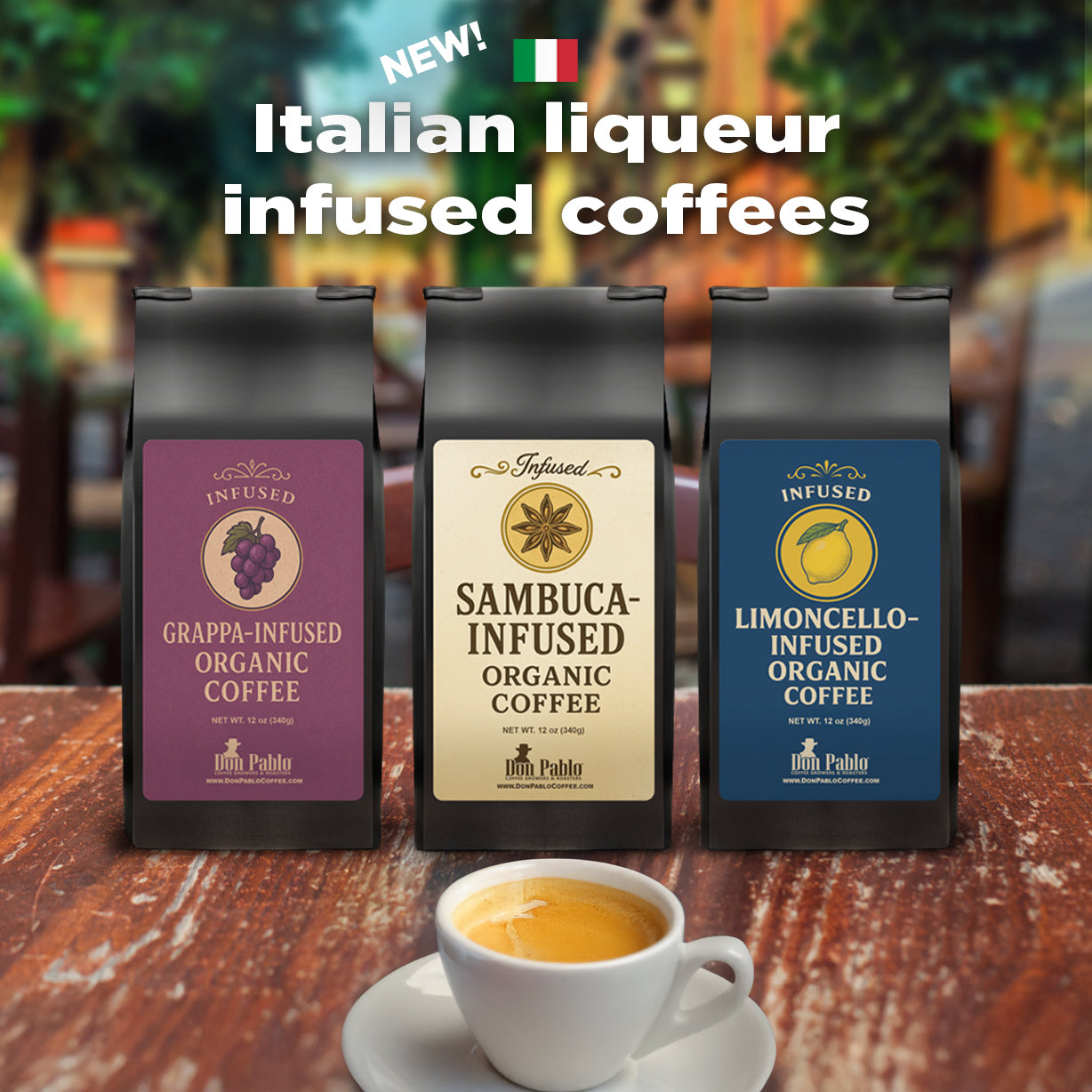 Don Pablo Grappa Infused Coffee