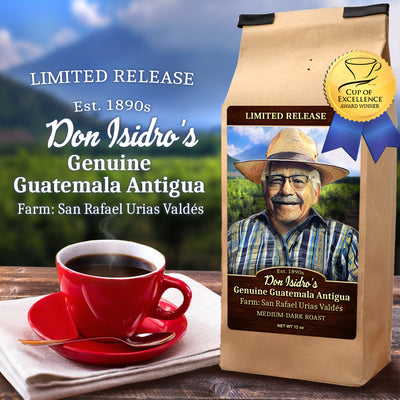 12 oz Don Isidoro Genuine Guatemala Specilalty Coffee hide