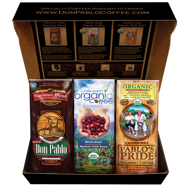 Don Pablo's Best Sellers Coffee Sampler Gift Box