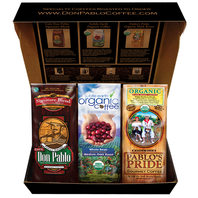 Don Pablo Best Sellers Coffee Sampler Gift Box