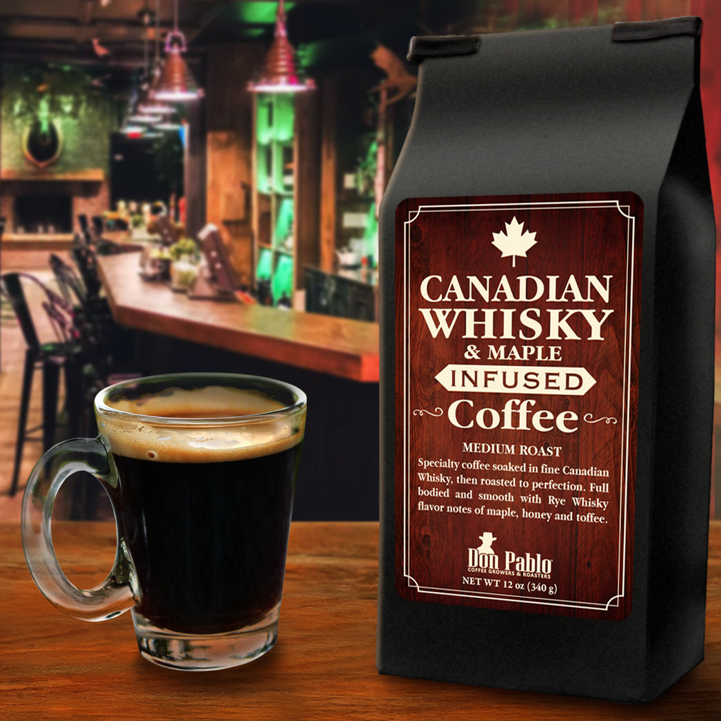 Don Pablo Canadian Whisky and maple Infused Coffee