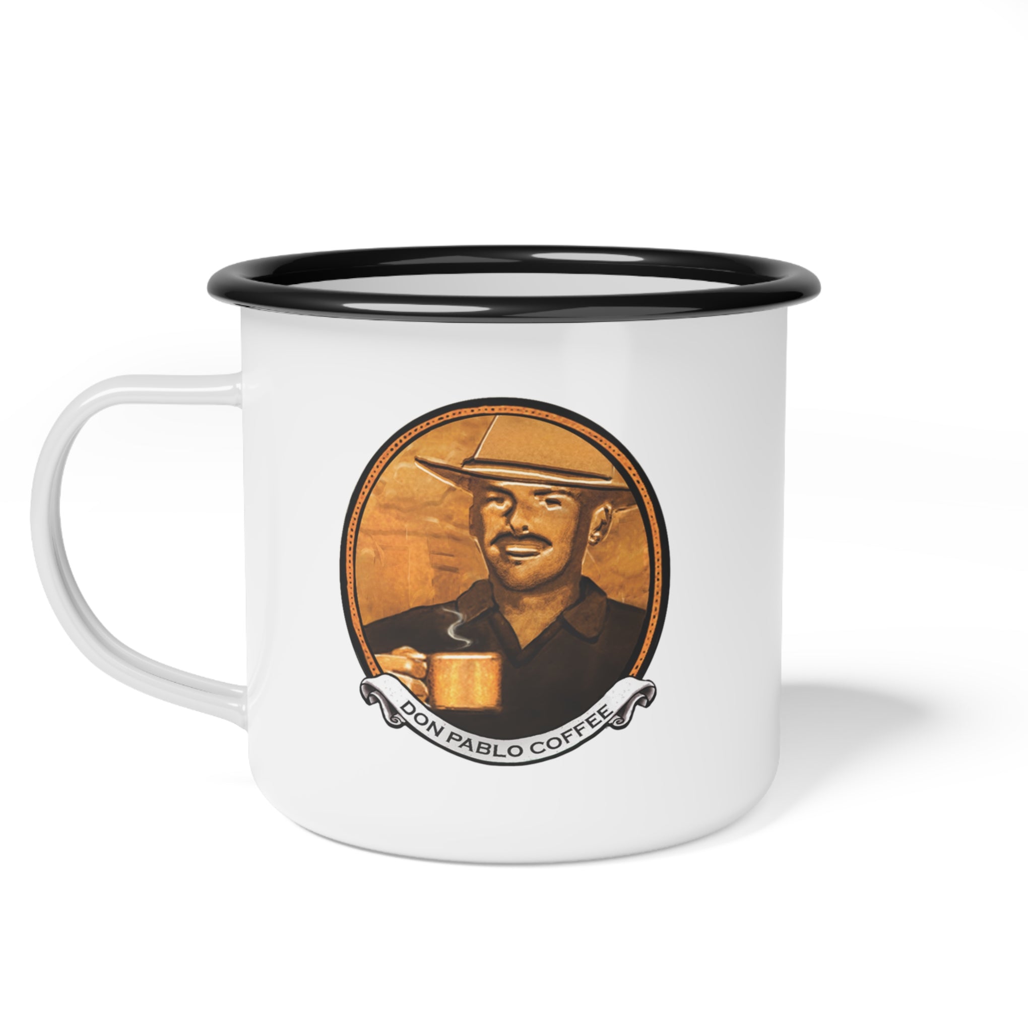 Don Pablo Coffee 12oz Enamel Camper Cup