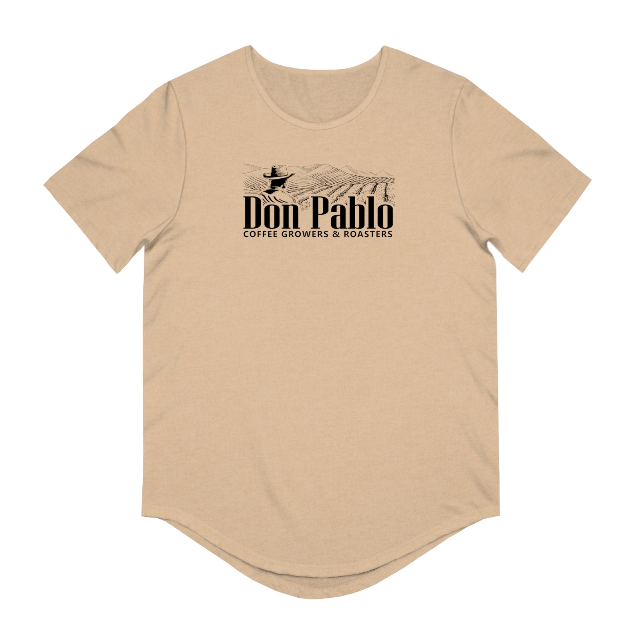 Signature Don Pablo Coffee Growers & Roasters - Curved Hem T-shirt