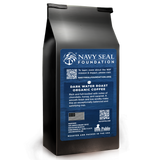 Navy SEAL Foundation coffee bag with blue label 