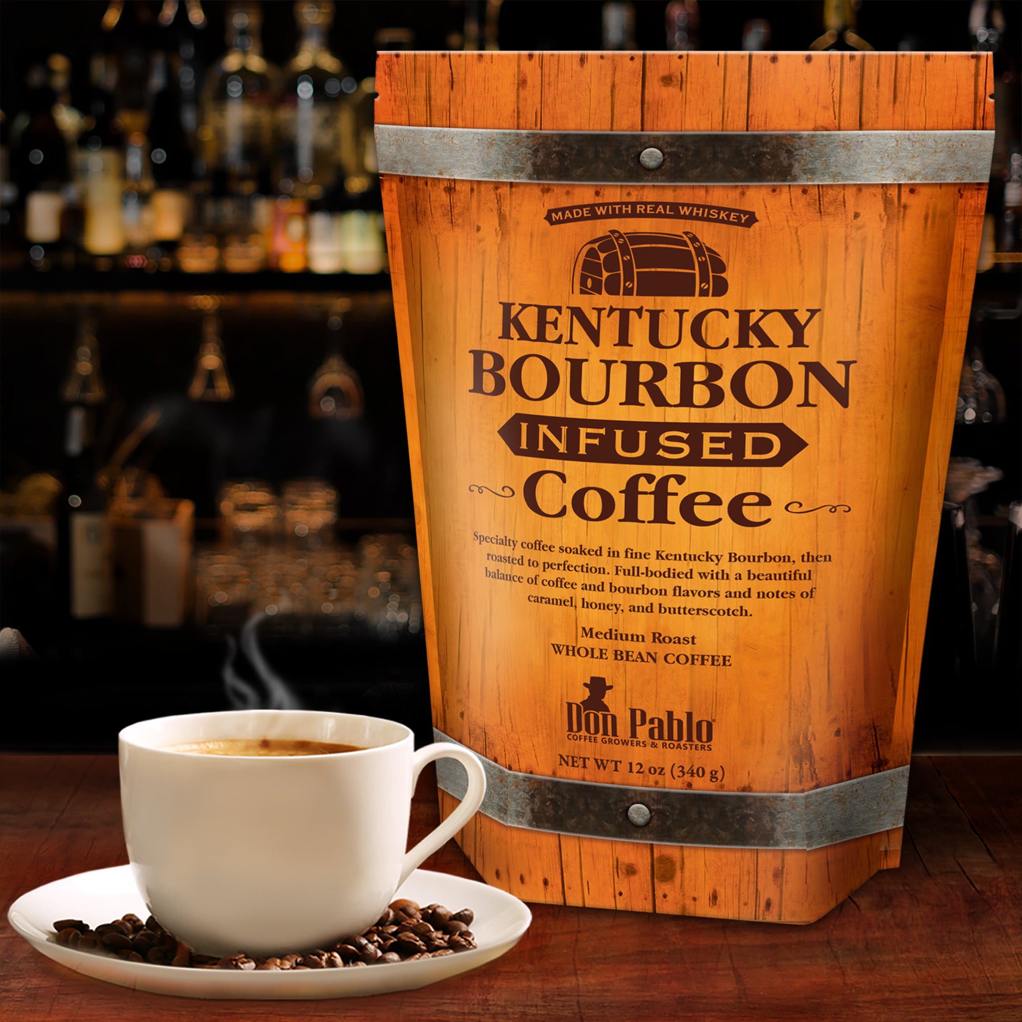 12oz Don Pablo Bourbon Infused Coffee