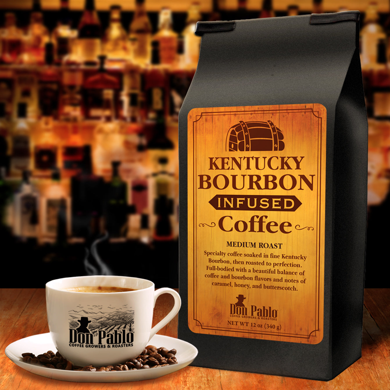 12oz Bourbon Infused Coffee