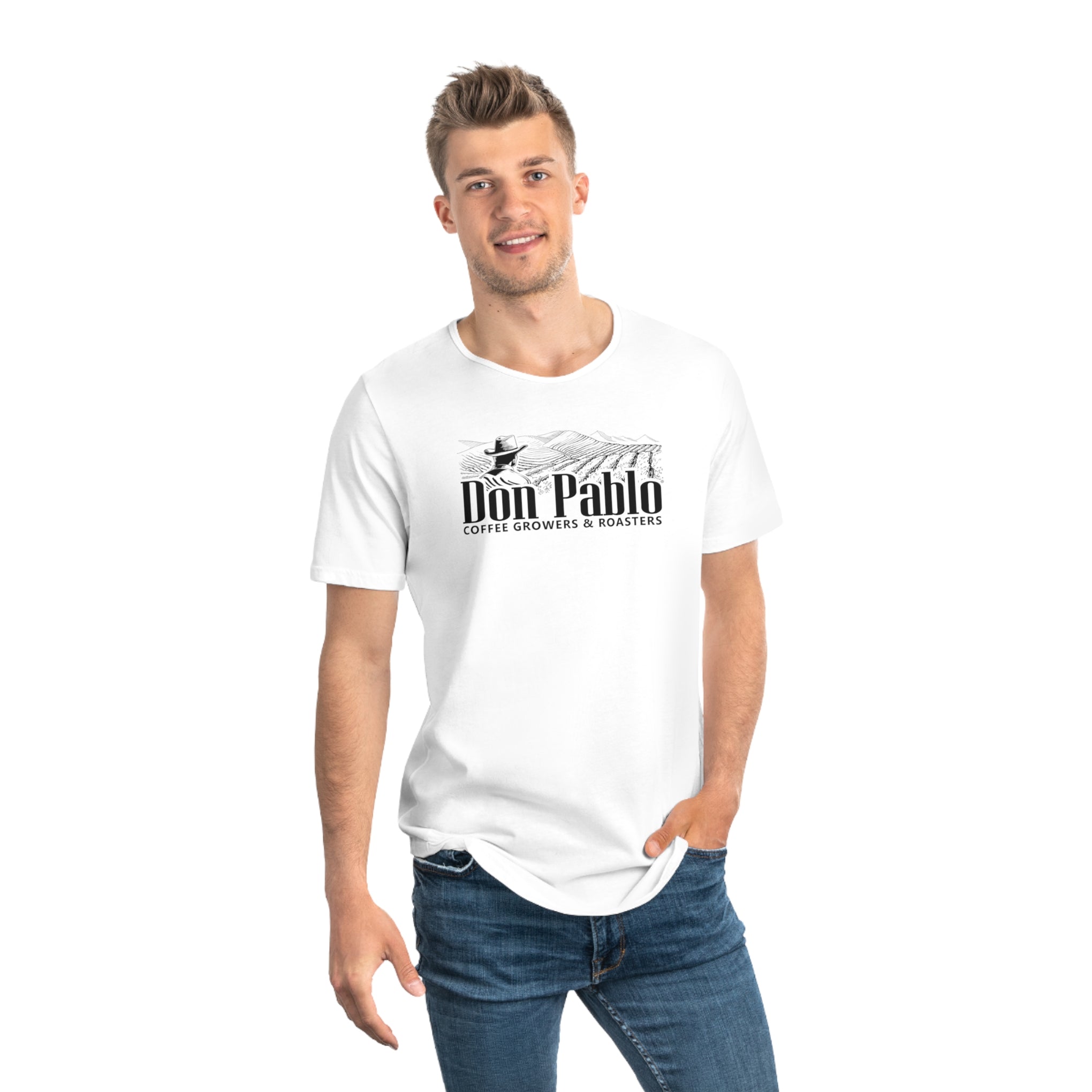 Signature Don Pablo Coffee Growers & Roasters - Curved Hem T-shirt