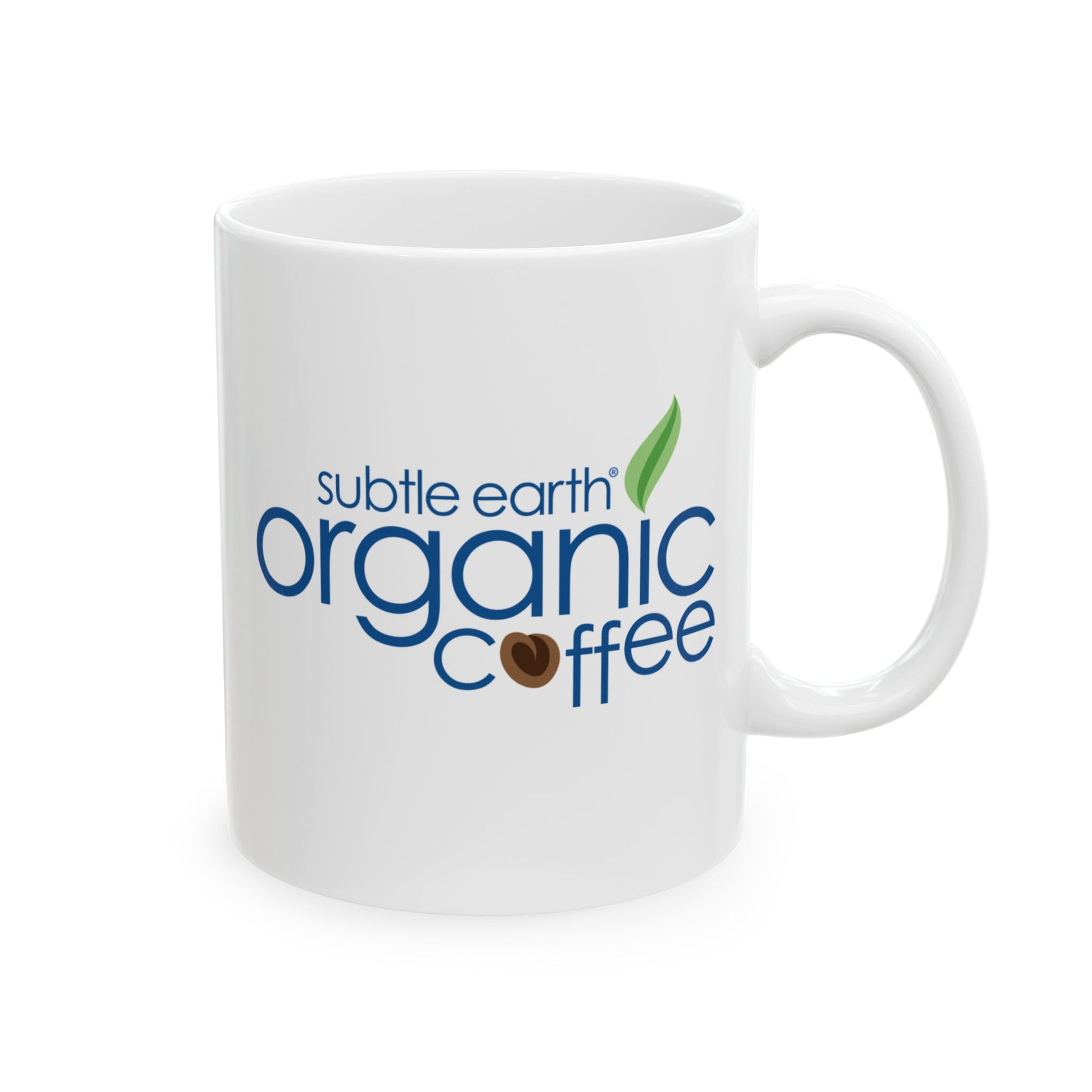 Subtle Earth Organic Ceramic Coffee Mug  (11oz, 15oz)