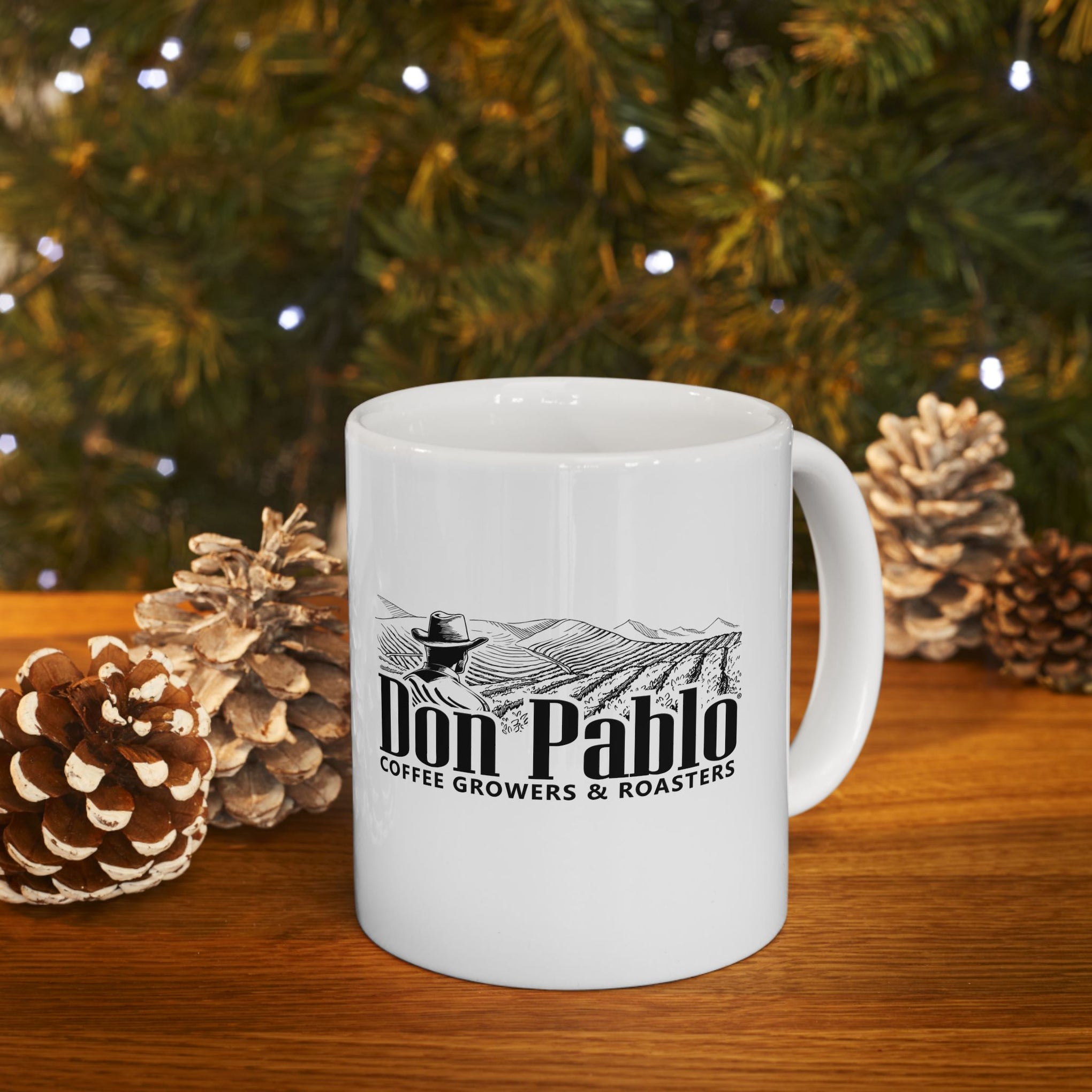 Don Pablo Coffee Ceramic Mug, (11oz, 15oz)