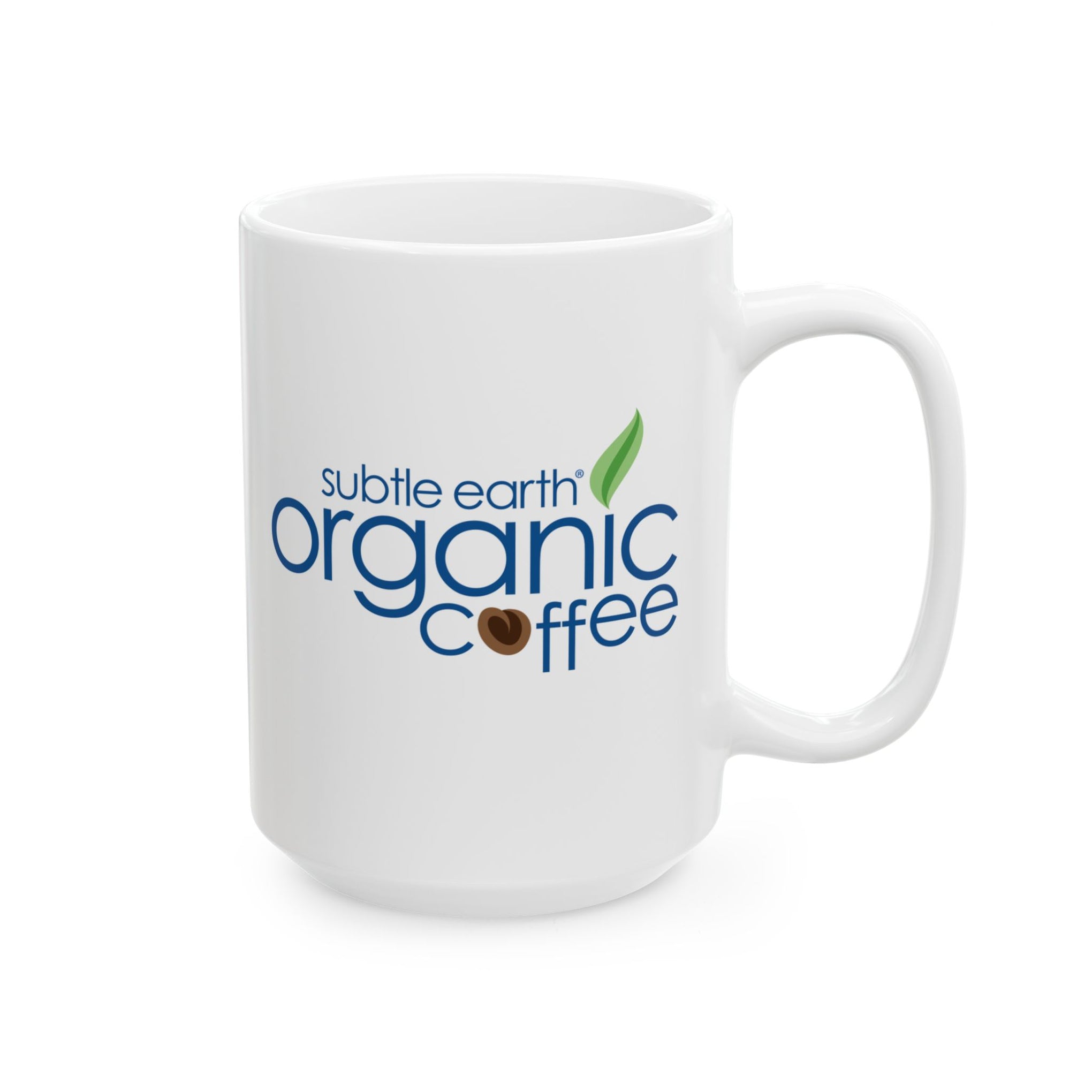 Subtle Earth Organic Ceramic Coffee Mug  (11oz, 15oz)