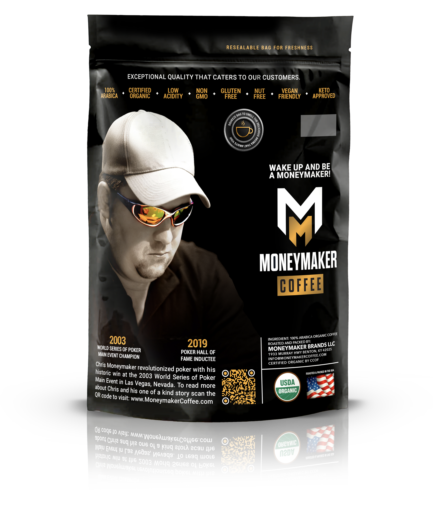 Moneymaker Organic Dark Roast Coffee