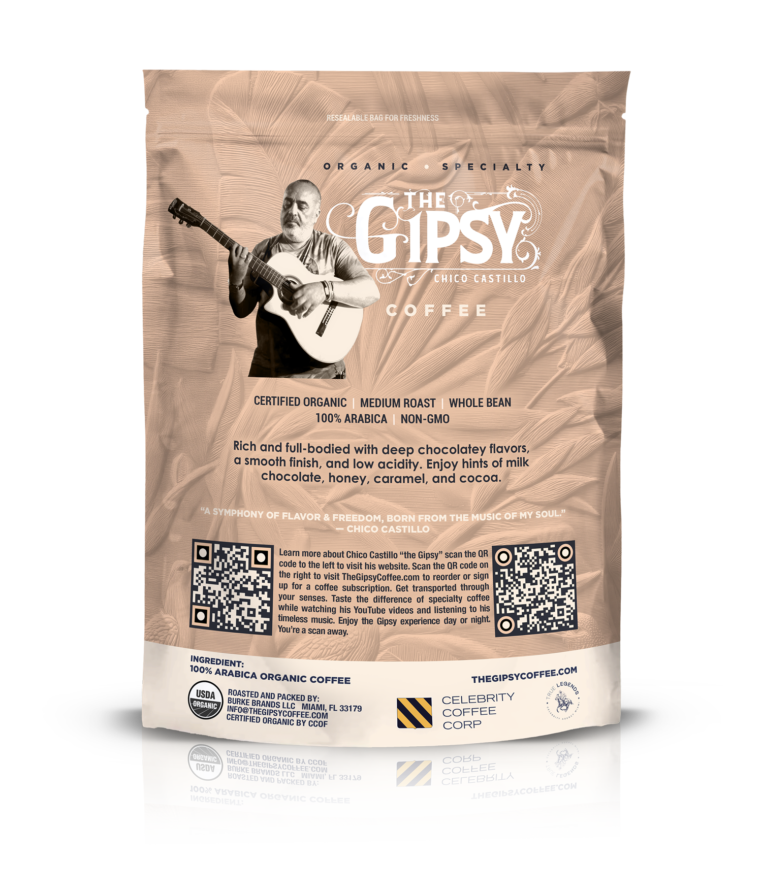 The Gipsy Chico Castillo Organic Coffee - Medium Roast