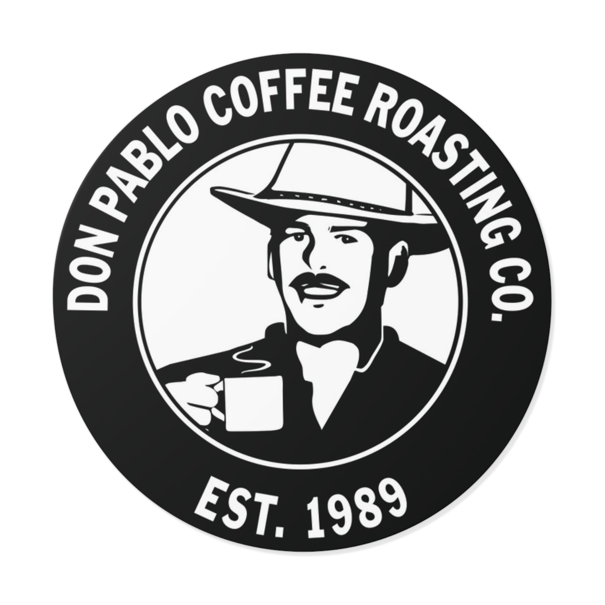 Don Pablo Round Vinyl Stickers