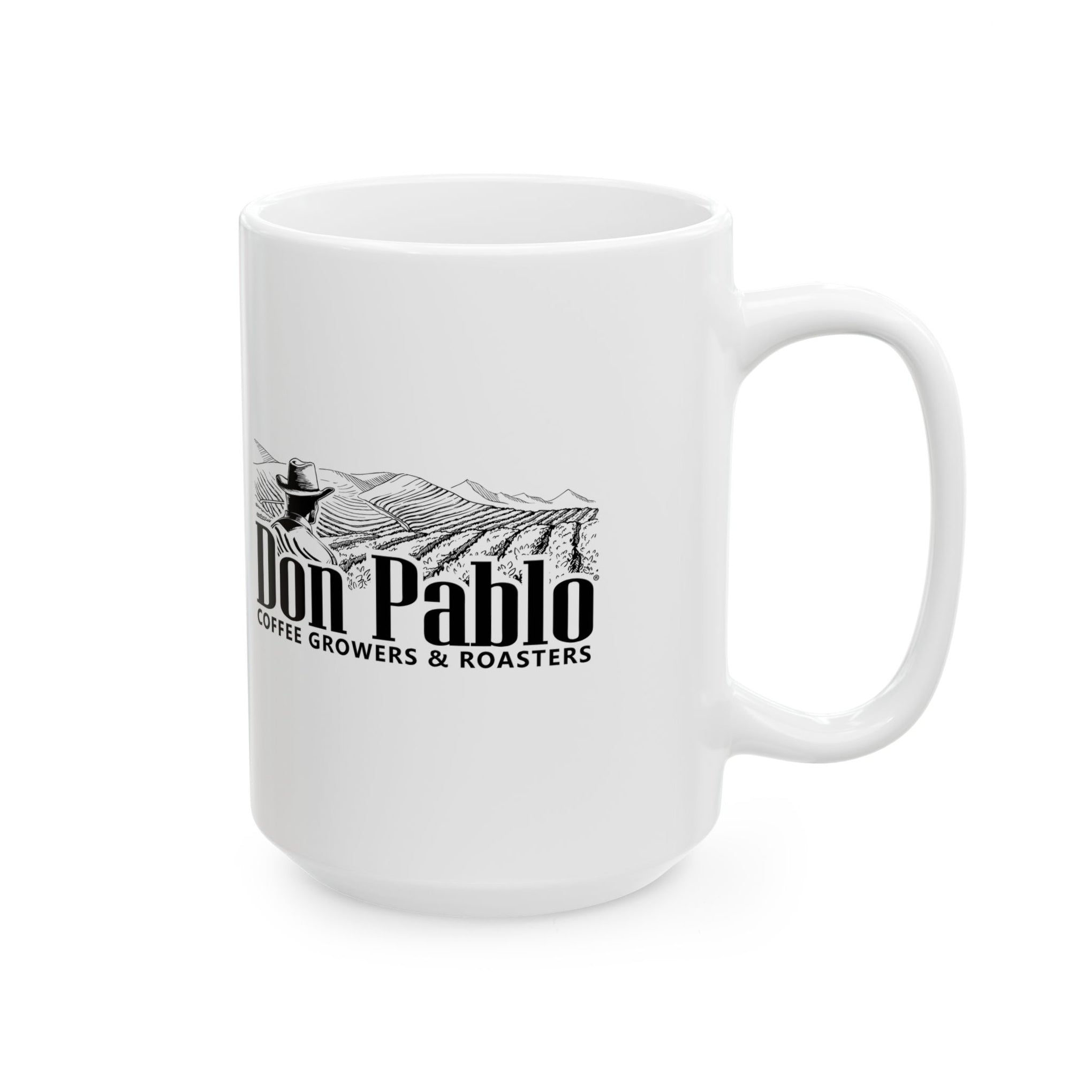 Don Pablo Coffee Ceramic Mug, (11oz, 15oz)