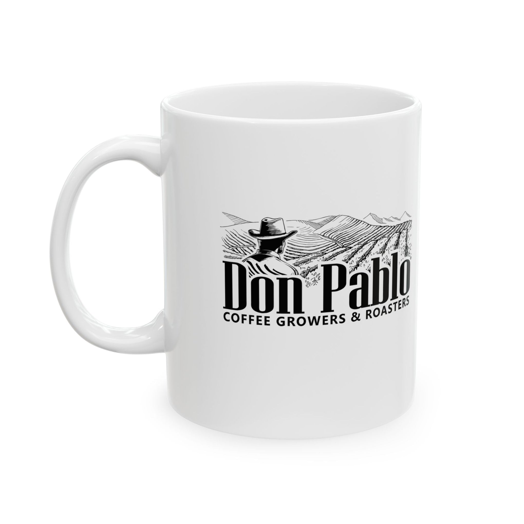 Don Pablo Coffee Ceramic Mug, (11oz, 15oz)