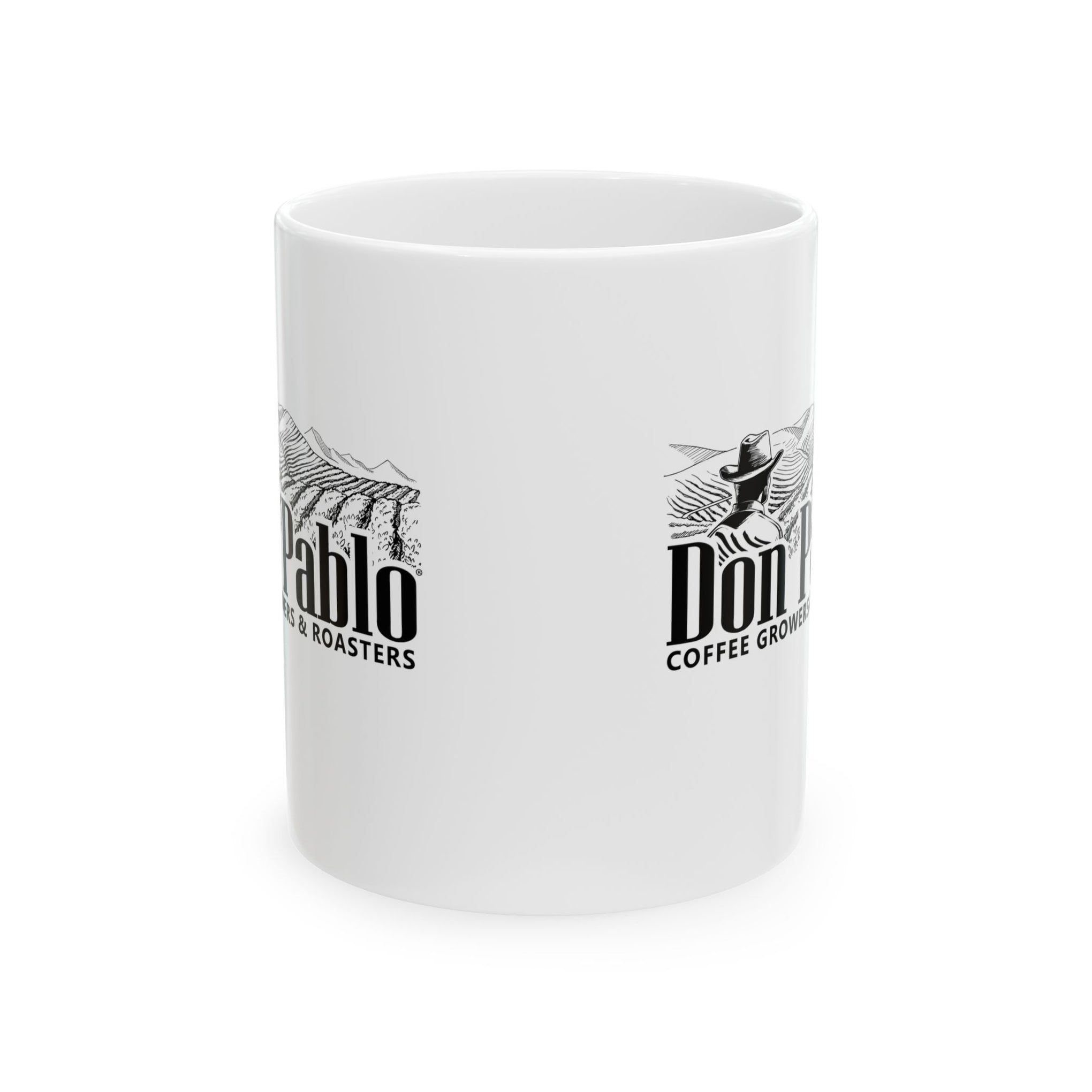 Don Pablo Coffee Ceramic Mug, (11oz, 15oz)