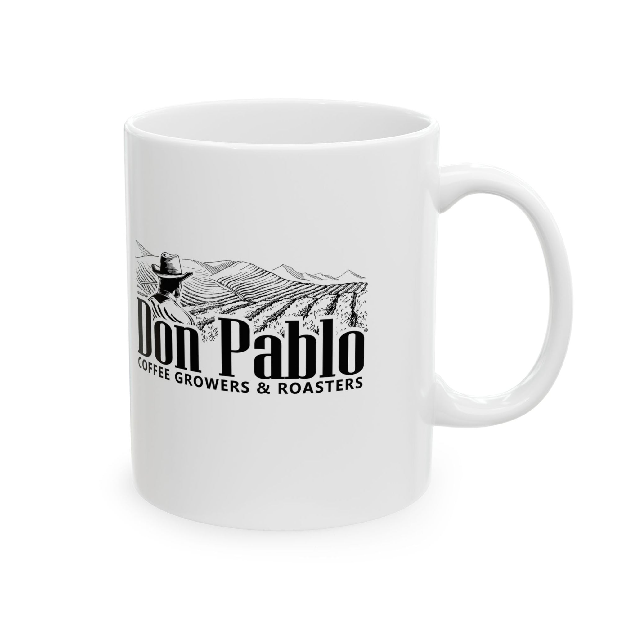 Don Pablo Coffee Ceramic Mug, (11oz, 15oz)