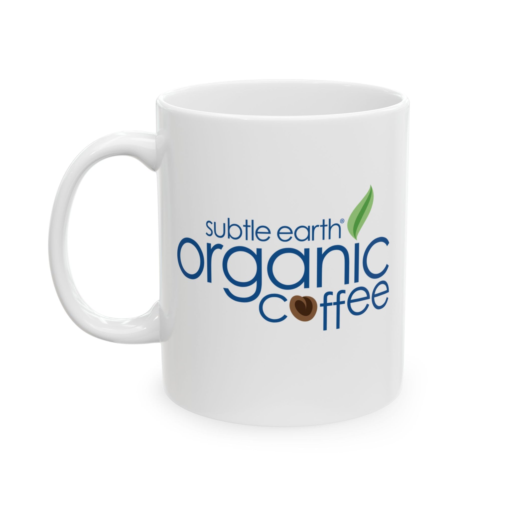 Subtle Earth Organic Ceramic Coffee Mug  (11oz, 15oz)