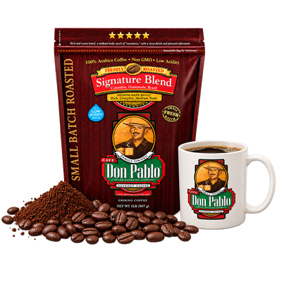 Don Pablo Signature Blend Coffee & Mug Bundle