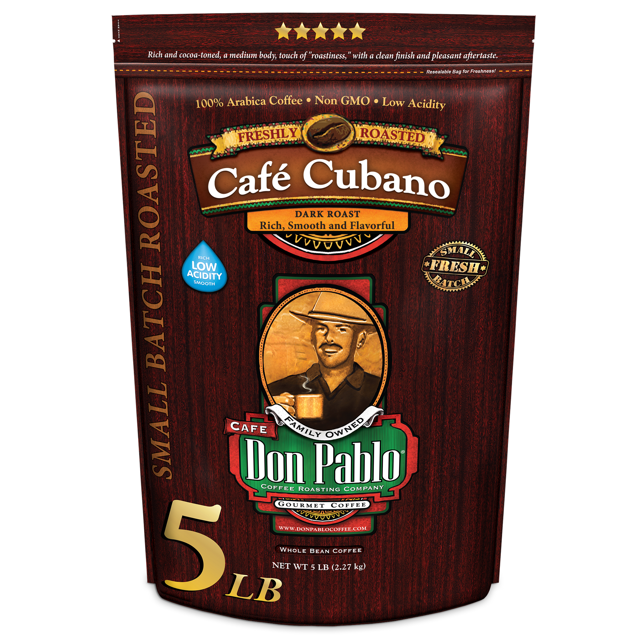 Don Pablo Cafe Cubano Coffee 5 lb Bag