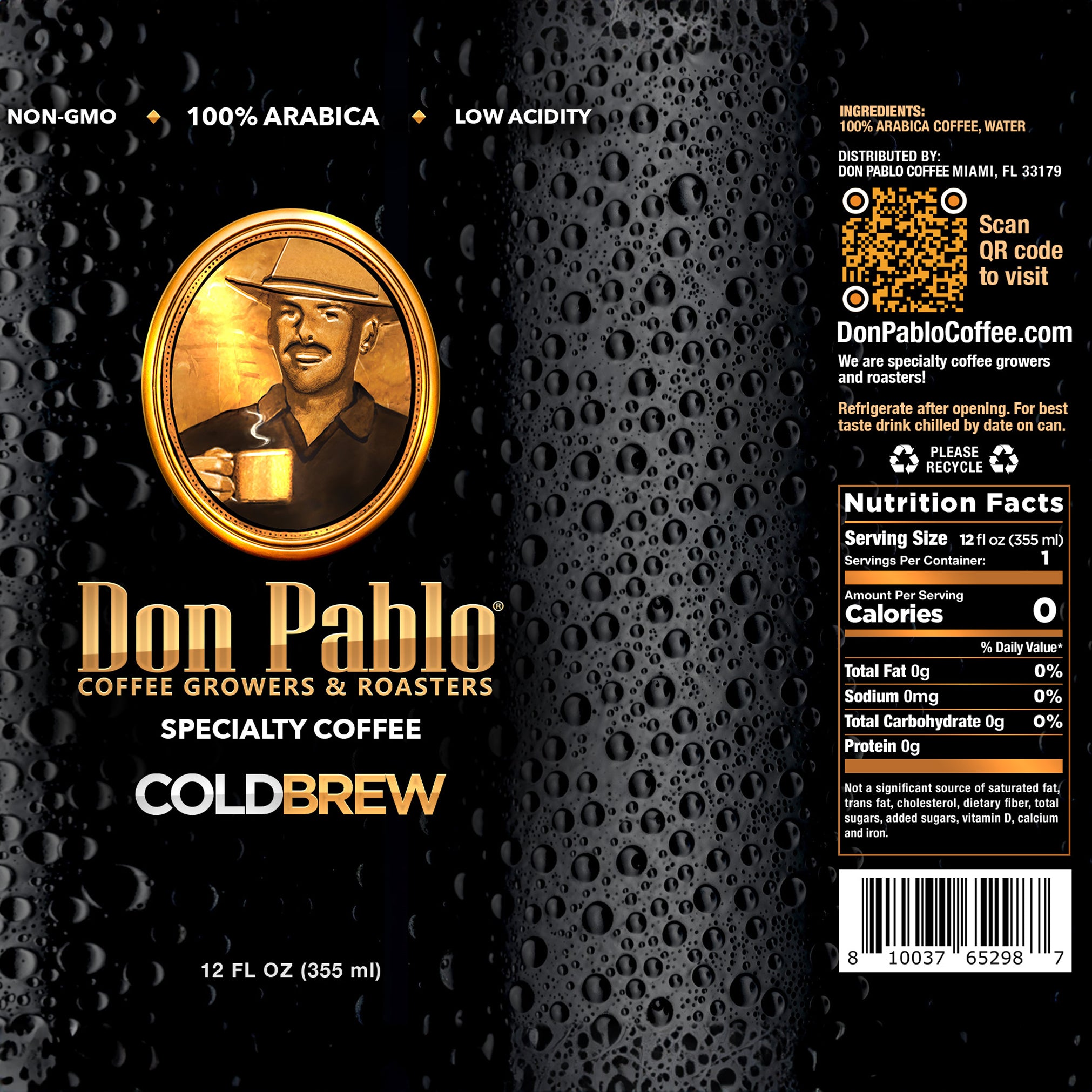 Don Pablo Ready to Drink Cold Brew – Don Pablo Coffee
