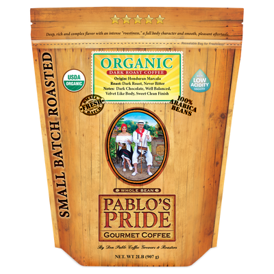 Pablo’s Pride Organic Dark Roast Coffee