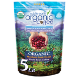 Subtle Earth Organic Medium-Dark Roast Coffee 5LB Bag 