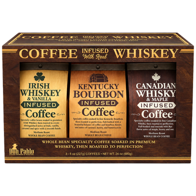 Don Pablo Whiskey Infused Coffee Gift Set