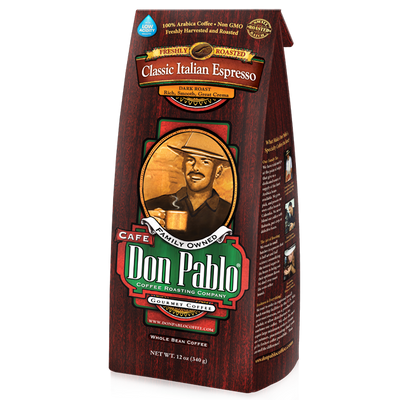 Don Pablo Classic Italian Espresso12 oz Bag 
