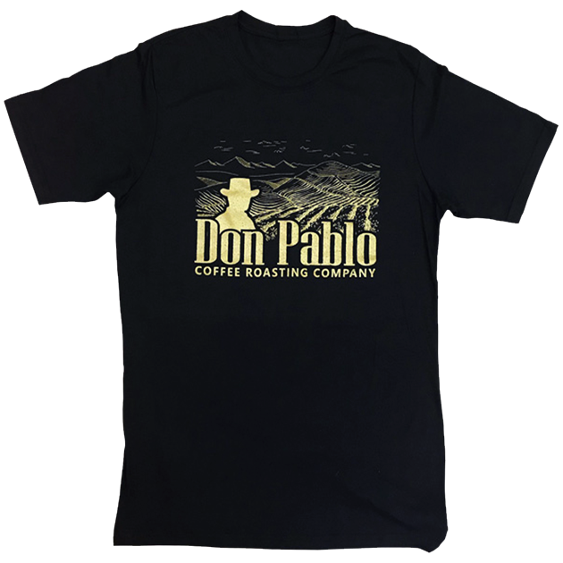 Don Pablo Coffee T-Shirt - Black and Gold