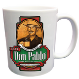 Don Pablo White Classic Logo Mug