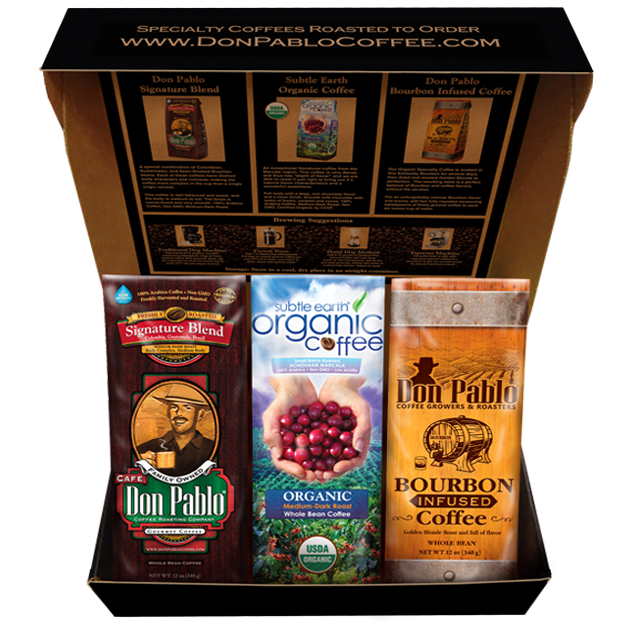 Don Pablo's Select Coffee Sampler Gift Box